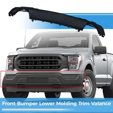 Fit 2021 2022 2023 Ford F150 Front Bumper Lower Molding Trim Valance Matte Black