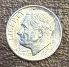 1951 D Roosevelt Dime Silver Uncirculated BU MS Uncertified US Coin