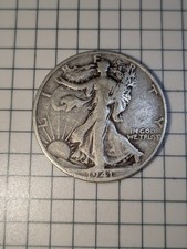 Mezzo dollaro 1941-S Walking Liberty - moneta esatta fotografata
