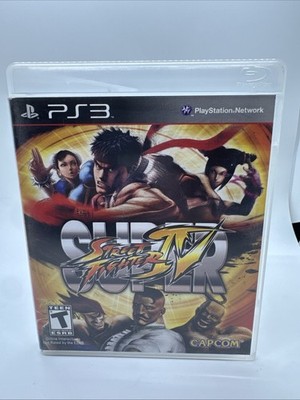 Super Street Fighter IV 4 Playstation 3 PS3 Complete CIB TESTED Working