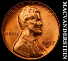 1957-D Lincoln Wheat Cent-Choice Gem Brilliant Unc No Reserve #i1087