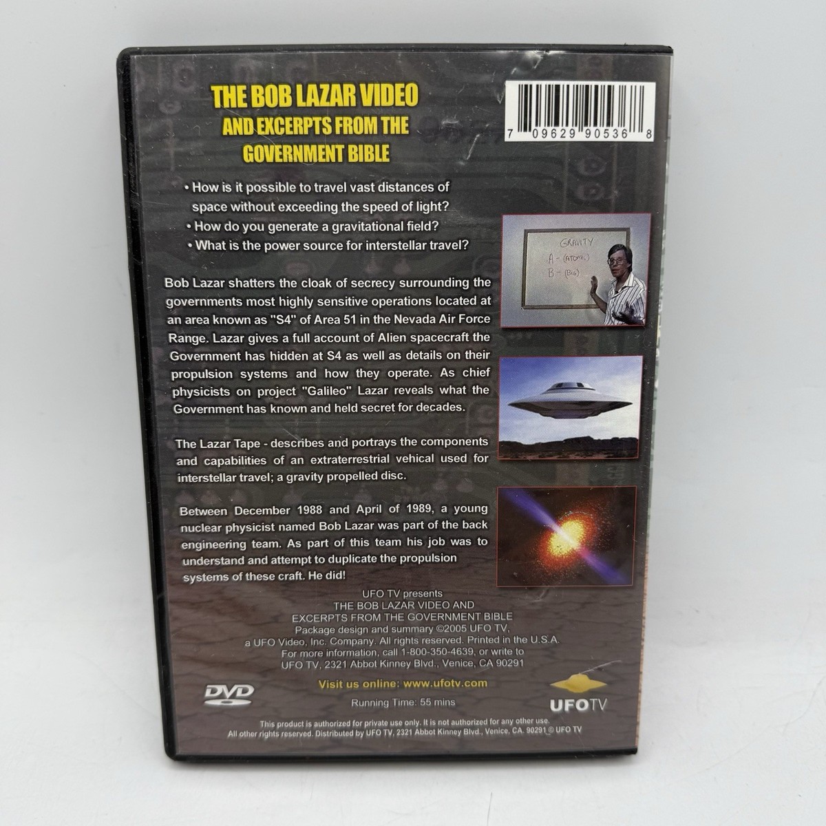 Ufos & Area 51 2: Bob Lazar (DVD, 2005) for sale online | eBay