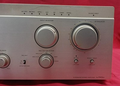 Sony TA-FA5ES Integrated Stereo Amplifier Silver Used From Japan