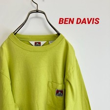 Ben Davis S Long Sleeve T-Shirt Chest Pocket Used Casual Japan