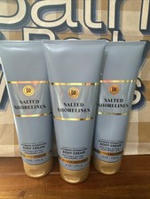 3- Bath and Body Works Salted Shorelines Body Cream 8 Oz.