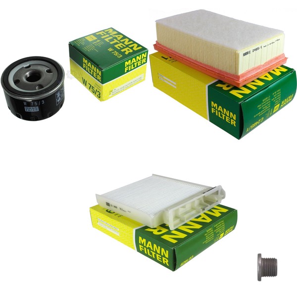 Mann-Filter Inspektionspaket Filterset FüR Renault Clio III 1.6 16V 1.5 Dci-image