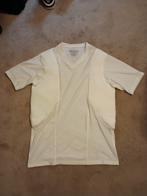 5.11 Tactical Mens 2XL Compression Shirt Stretch Holster Concealed Carry