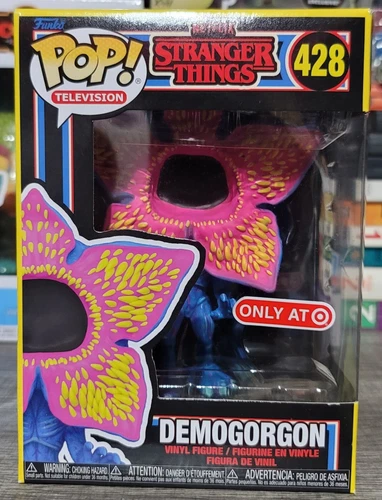 Funko Pop Stranger Things Demogorgon #428 Blacklight Target Exclusive Free Shipp