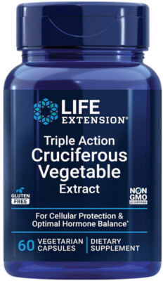 TRIPLE ACTION CRUCIFEROUS VEGETABLE EXTRACT  60  Capsule LIFE EXTENSION