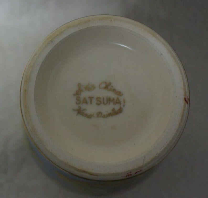 Japanese Satsuma Handpainted Vase Soko China 7 1/2" Vintage eBay
