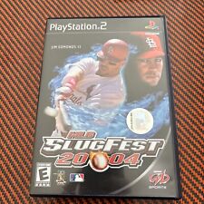 MLB SlugFest 2004 (Sony PlayStation 2 PS2) Complete W/ Manual & Reg Card