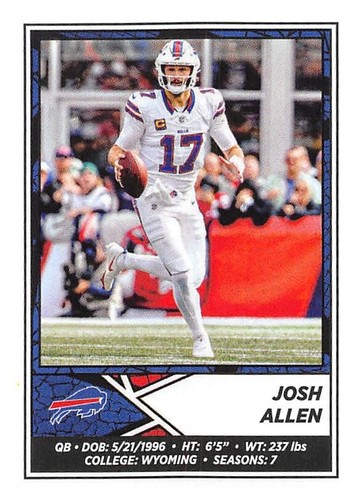 Panini 2024 NFL Stickers & Cards Collezione #1-200 2024/25 - Foto 44 di 201