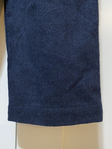 NWOT ZARA Girls Cotton Blend Elastic Waistband Wide-Leg Cargo Pants Size 7 Navy - Picture 6 of 12