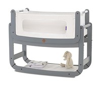 Snuzpod Bedside Crib And Mattress (dove Grey) Dove Grey Snuzpod Bedside Crib And Mattress (dove Grey) Dove Grey