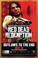 2010 Red Dead Redemption PS3 Xbox 360 Vintage Print Ad/Poster Official Promo Art