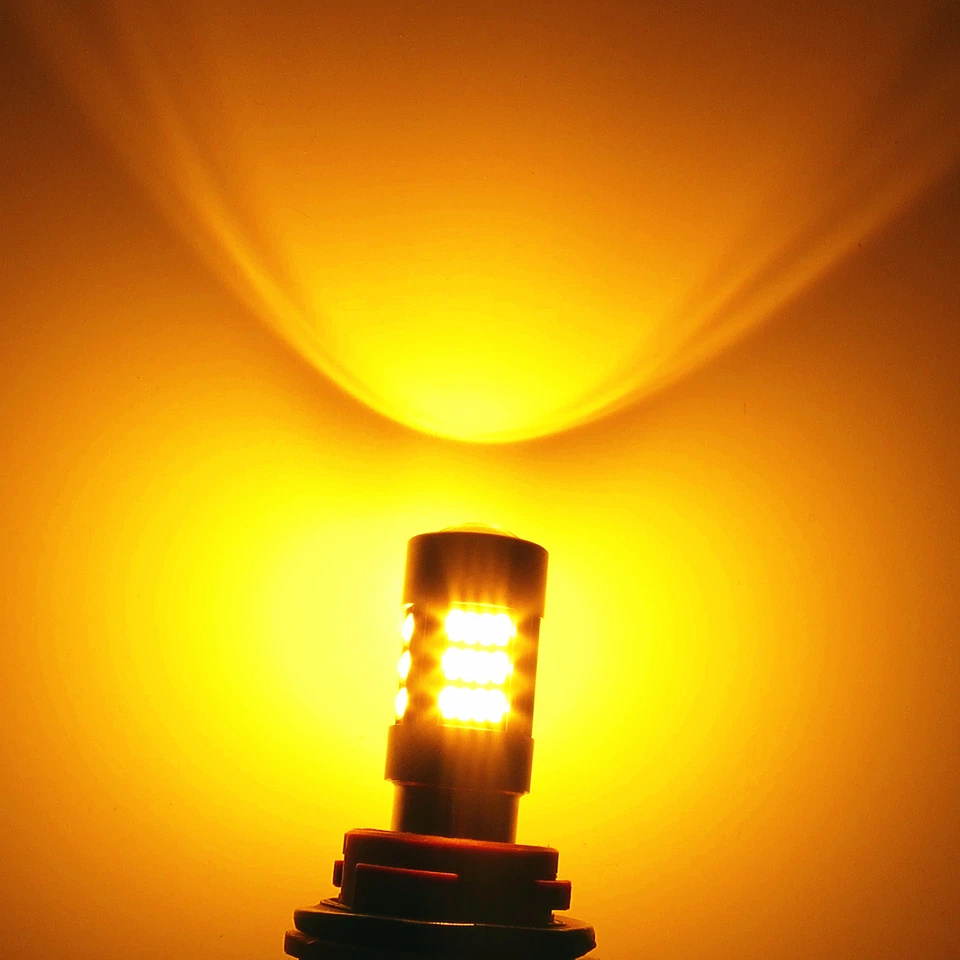 Alla Lighting 7443 54-LED Turn Signal DRL Side Marker Light Bulbs,Amber Yellow - Image 4 of 4