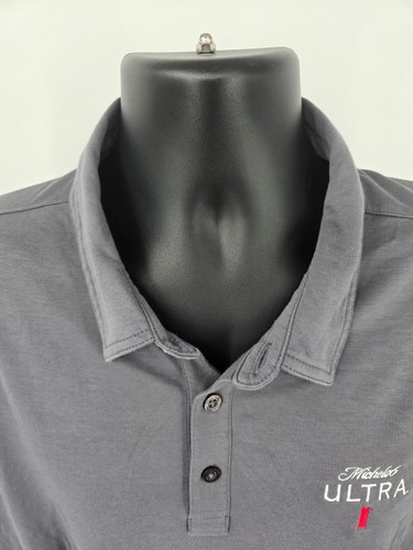 Travis Mathew Poloshirt Erwachsene 2XL grau Michelob Ultra Golf Freizeit Baumwolle * - Bild 6 von 16