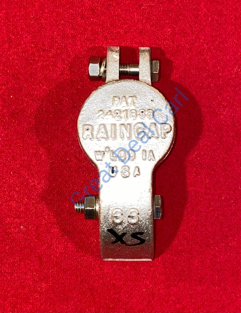 1 1/16” Cast Aluminum Tractor Exhaust Weather Flap Rain Cap