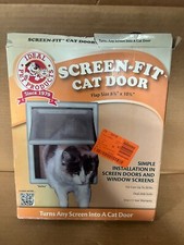Ideal Pet Products Screen Fit Pet Door Medium White 0.44" x 10.63" x 12.63"