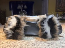 Faux Fur Slides Fuzzy Fluffy Slippers Flat Soft Sandals Open Toe - US Seller