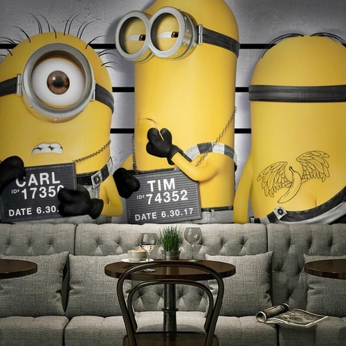 Kinder Minions Tapete Schlafzimmer Tapete Wandtapete Nicht selbstklebend Tapeten - Bild 6 von 10