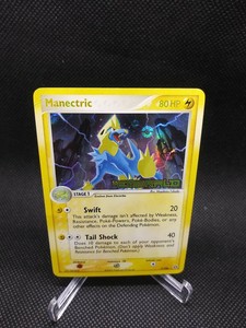 Manectric 7 106 Holo Shiny Pokemon Card Ex Emerald Rare Played Ebay