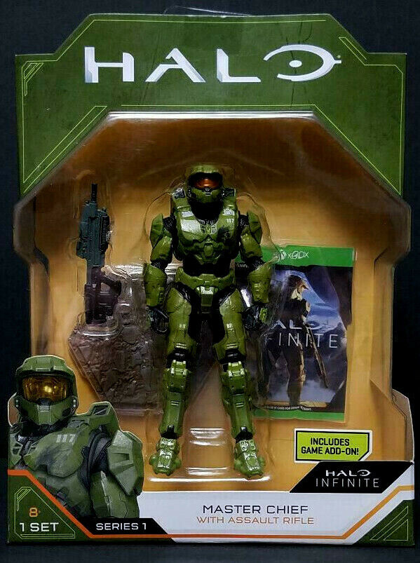 Halo Infinite World of Halo 4 Figures Series 1 2 3 4 Collection (Choose  Figure) (Master Chief (w/ Assault Rifle - Series 2))