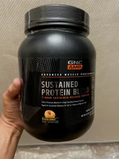GNC AMP 7 Hours Sustained-Release Protein Blend GLAZED DONUTS 2.01 LB.