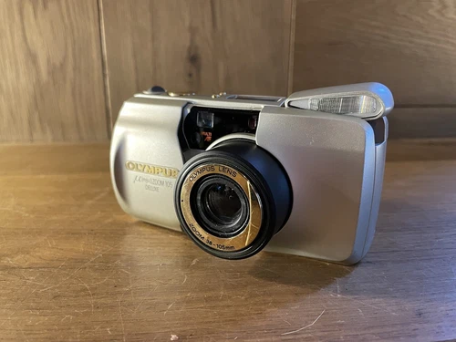 *Near Mint* Olympus Mju Zoom 105 Deluxe Point & Shoot Film Camera From Japan