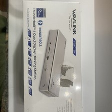 Thunderbolt 4 Docking Station 8K Quad 4K Display 40Gbps w/ 200W Power Adapter