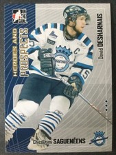 DAVID DESHARNAIS -CHICOUTIMI SAGUENEENS 05/06 AUTHENTIC PRE-ROOKIE PROSPECT CARD