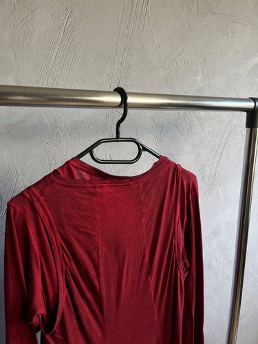 Rundholz Black Label Dark Wine Red Asymmetric Dress - Picture 11 of 13
