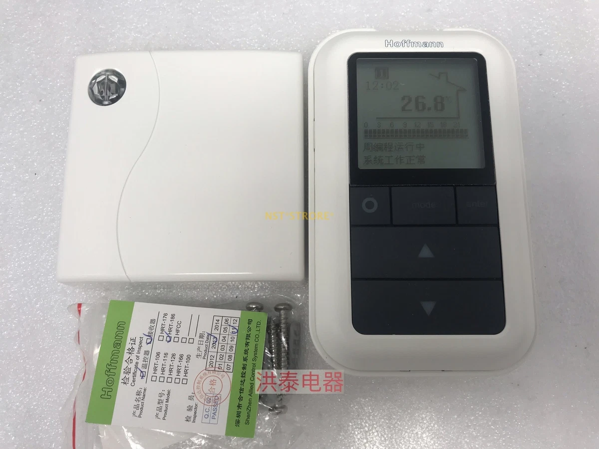 Wireless RF Room Thermostat With Weekly Programing HRT-186 201110B1 Genuine  New | eBay