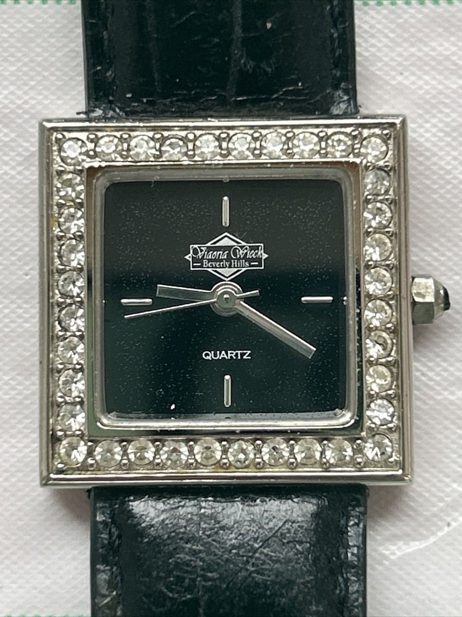 Victoria Wieck Watch Women Silver Tone Square Pave Bezel  display picture 1