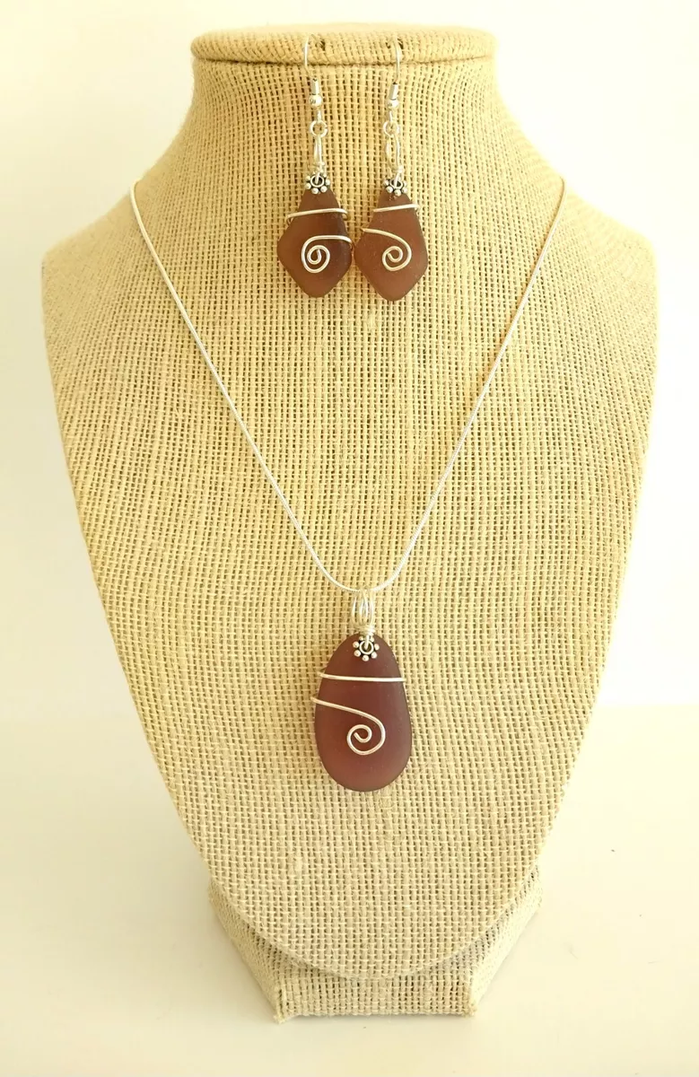 Custom sea glass sale jewelry