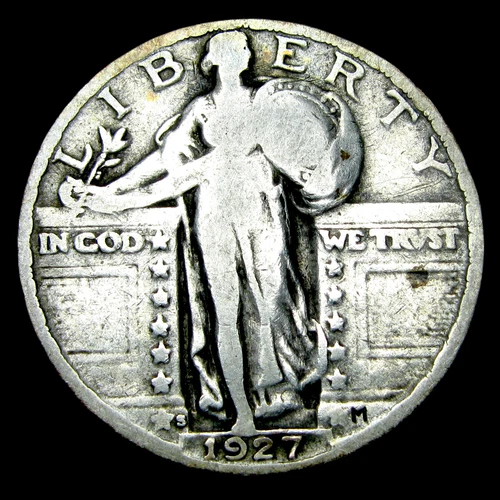 1927-S Standing Liberty Quarter ---- Nice US Coin  ---- #869K