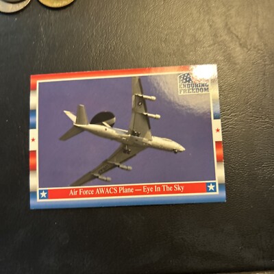 Jb2 2001 Topps Enduring Freedom #68, Air Force A WacS Plane E  3 Sentry
