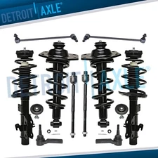 Front Rear Struts Assembly Sway Bars Tie Rods Kit for 2011 Chevrolet Camaro 3.6L
