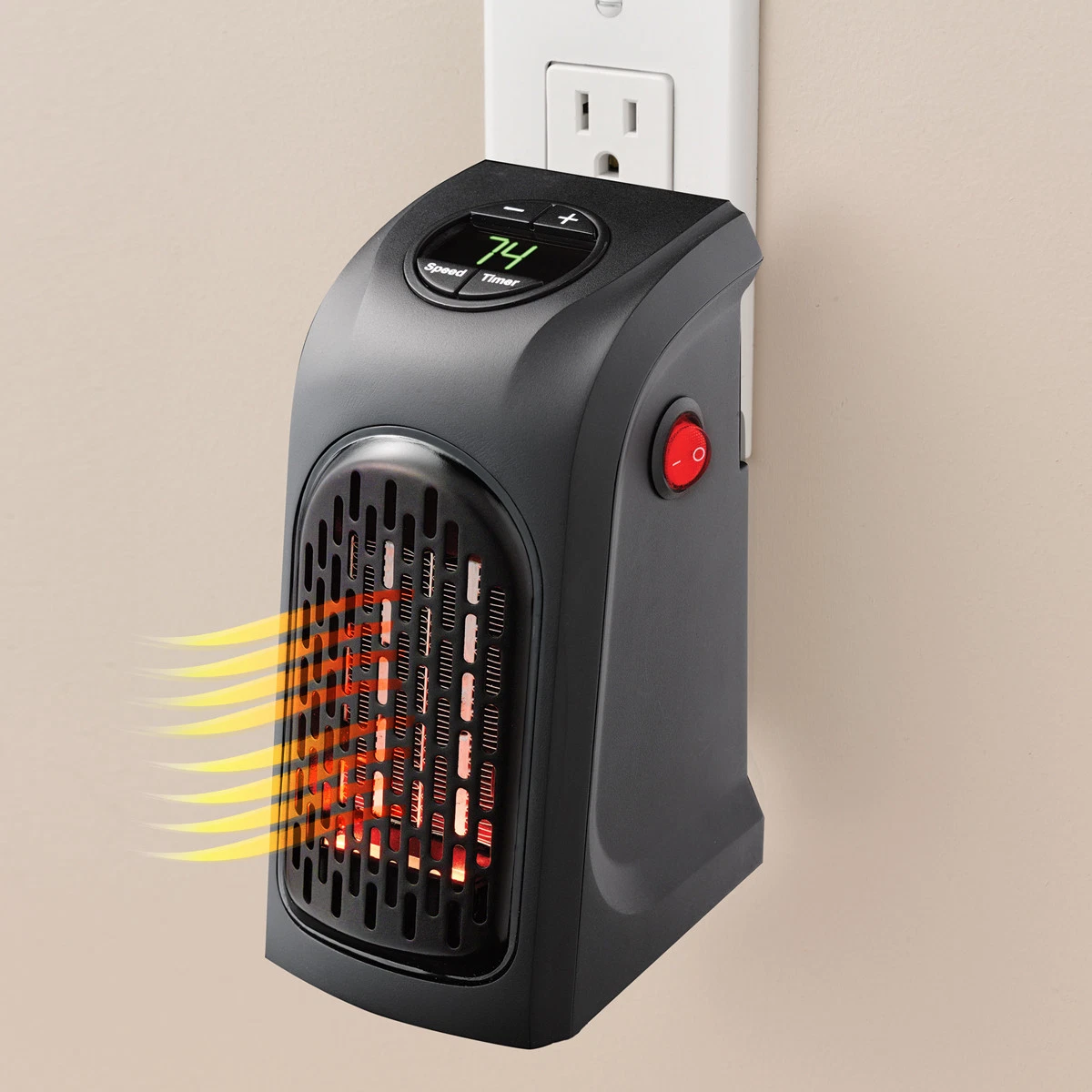 JML Handy Heater Compact Plug-In Digital Electric Heater with LED Display  500W 5020044801000 | eBay