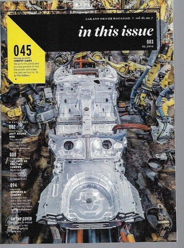 Auto und Fahrer Magazin Januar 2016 - Acura NSX, BMW X6 M, Mercedes-AMG GLE 63 S - Bild 2 von 3