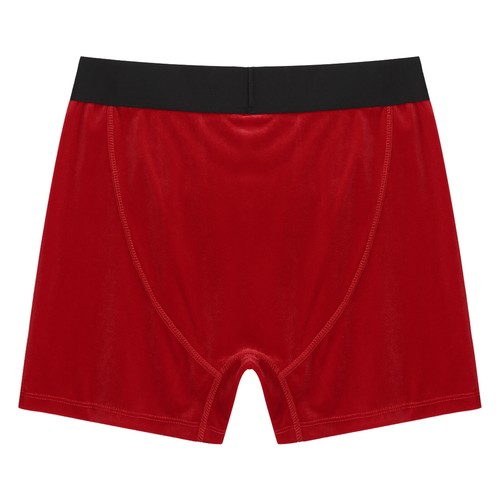 Boxer uomo Natale Babbo Natale slip velluto divertente fiocco pantaloncino intimo - Foto 11 di 21