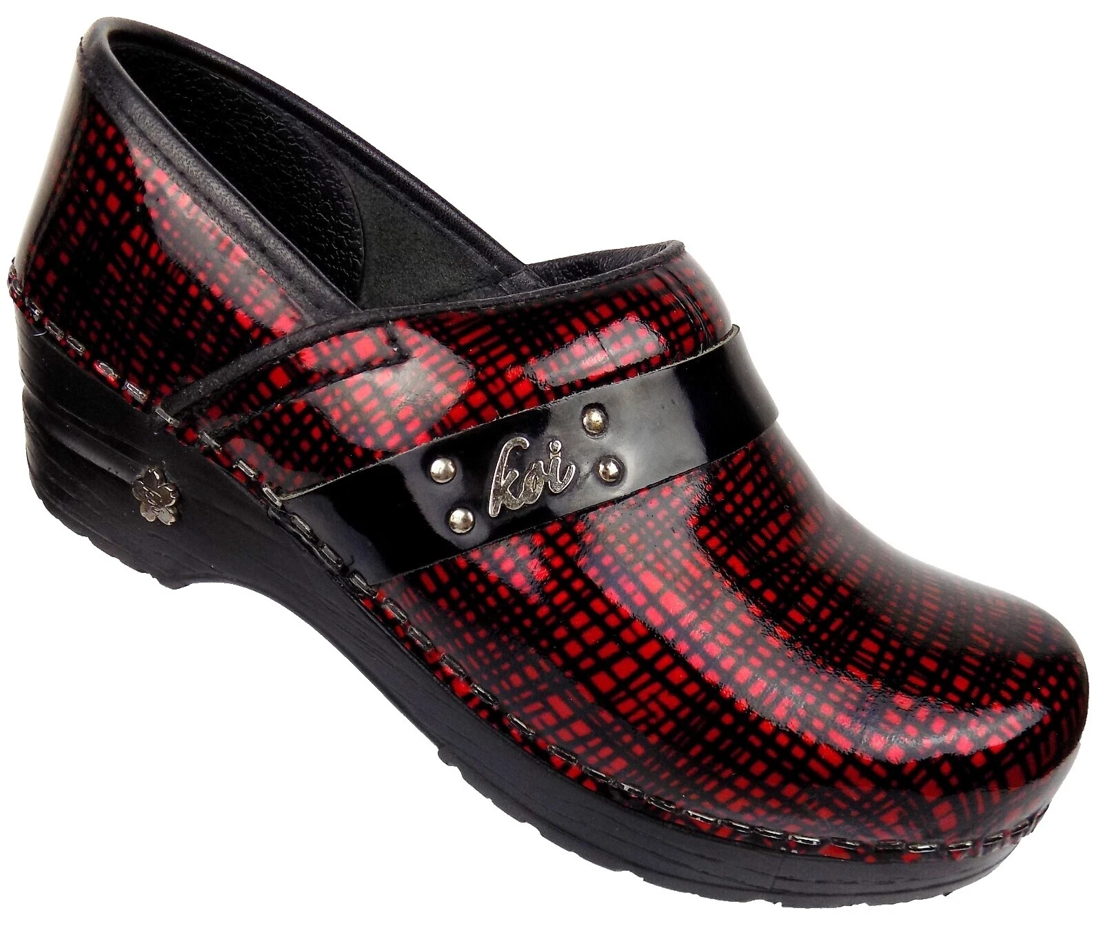 Zapatos Cómodos Sanita Charol Negro para Mujeres