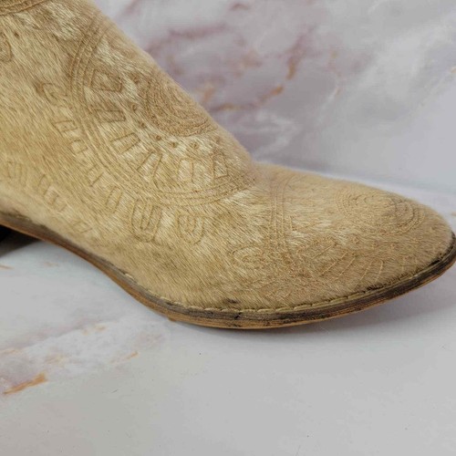 Botines al tobillo Mi.iM punta redonda cabello rubio - Imagen 7 de 16