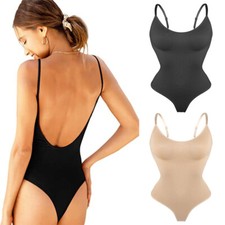 Comfort Backless Bodysuit Shapewear Tummy Control Full Body Shaper Tank Tops