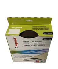 Legrand Cord Protector  Corduct Overfloor (Wiremold CDI-5), 5 feet, Brown