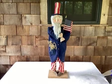 Patriotic Handmade Uncle Sam Signed And Dated Michelle 2023