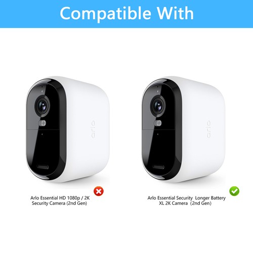 Silicone Case & Gutter Clamp Mount For Arlo Essential XL Camera (2nd Gen) - Afbeelding 4 van 8