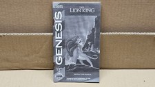 Sega Genesis The Lion King Game Manual Rust 