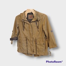NWT Levis Hooded Parka  Pockets Khaki Brown ...