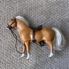 BARBIE WALKING HORSE FIGURE MATTEL 1997, BARBIE RIDING CLUB PONY